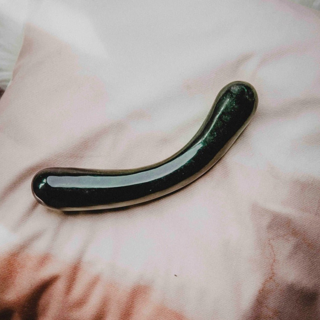 Vara de Placer de Jade de Nefrita Punto G - Yonisamsara